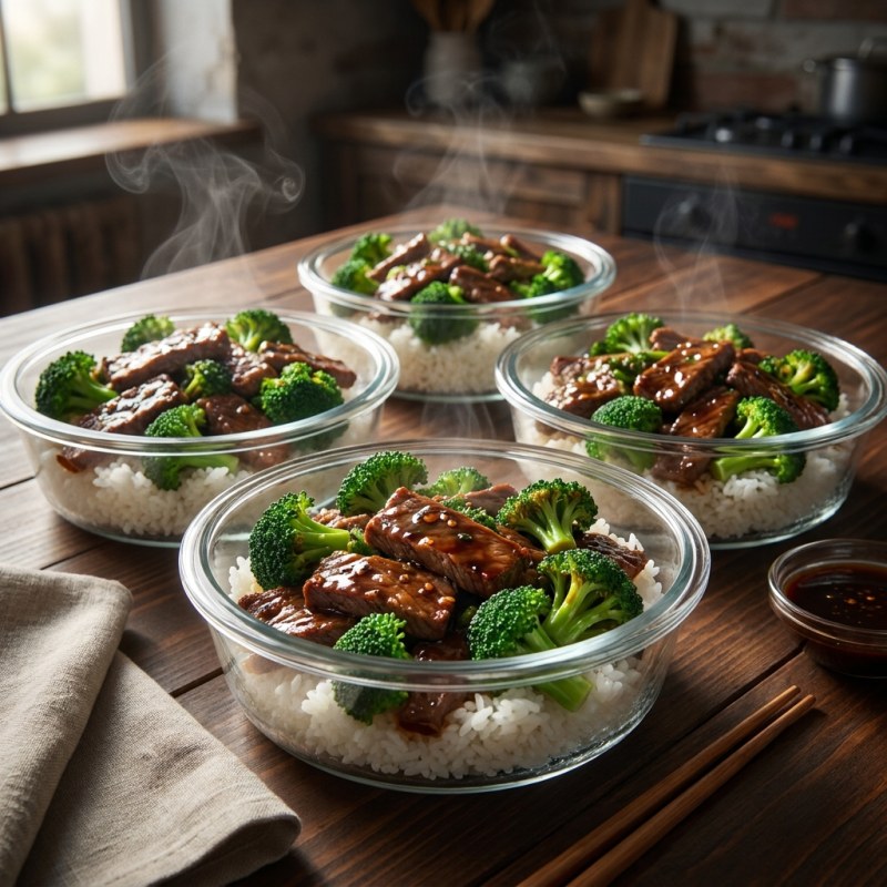 Beef and Broccoli Meal Prep: Restaurant Flavor at $2.10/Serving