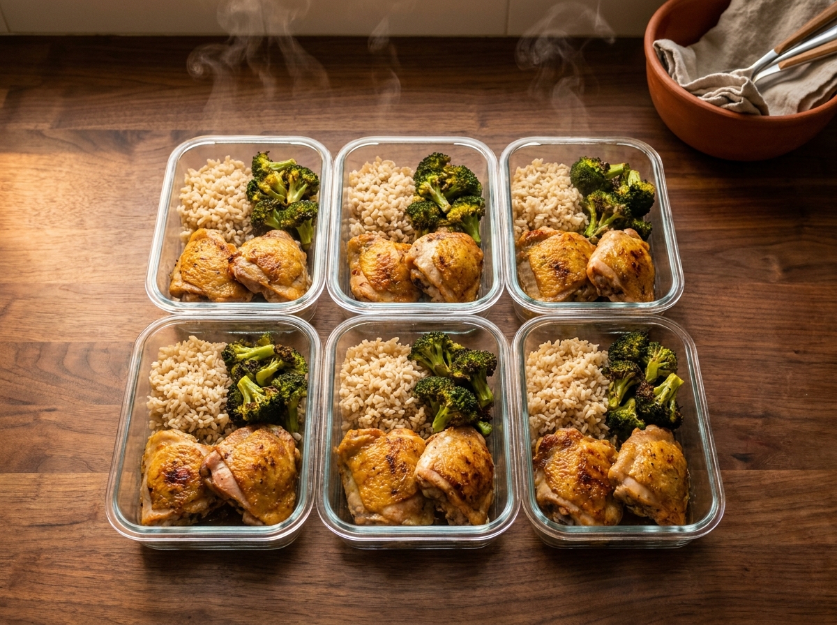 Chicken meal prep containers