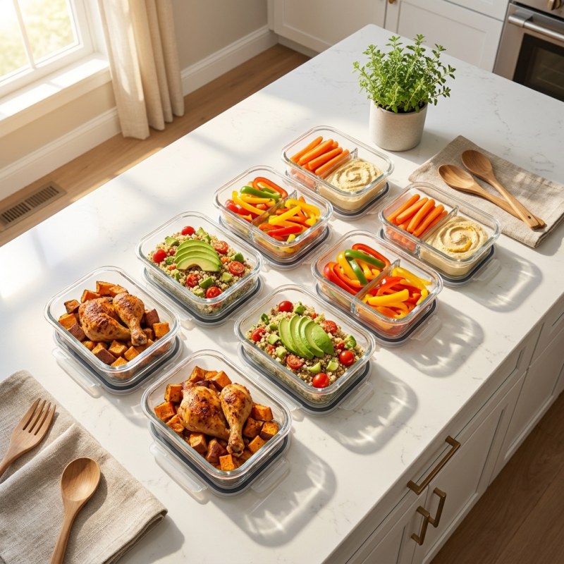 Dairy Free Meal Prep Plan: 5 Days, High Protein, Fully Dairy Free