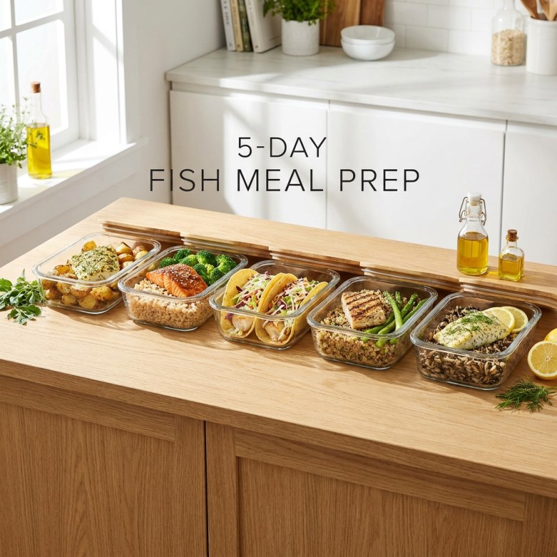 Fish-Based Meal Prep Plan: 5 Days, Omega-3 Rich, $48/Week