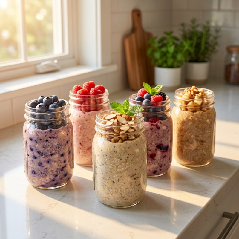 Oatmeal-Based Breakfast Meal Prep Plan: 5 Flavors, 5 Days, $18 Total