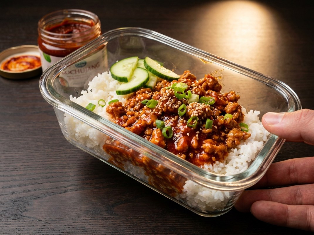 Korean Ground Turkey Bowls Meal Prep: Gochujang, 30g Protein, $1.90/Serving