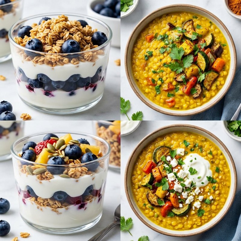 Vegetarian High Protein Meal Prep Plan: 5 Days, 120g Protein, $38/Week
