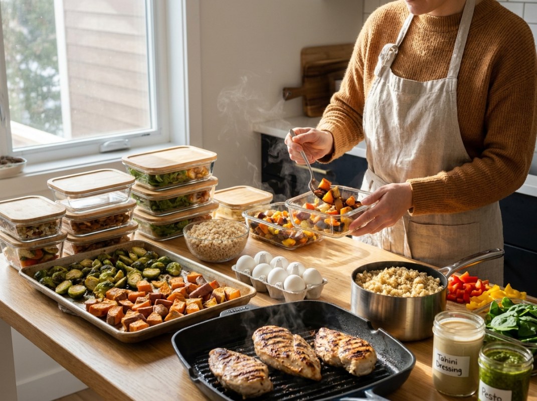 Batch Cooking Sunday — The Complete System for a Stress-Free Week