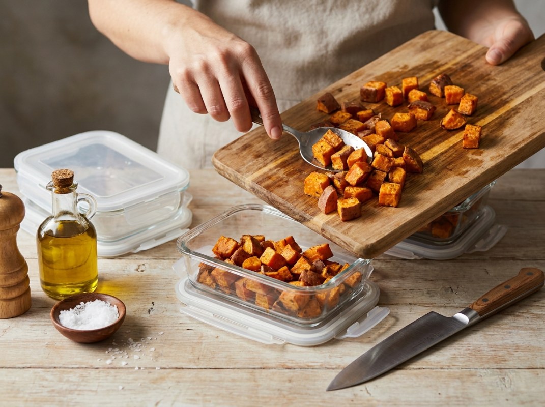Batch Roasted Sweet Potatoes: 3 lbs in 30 Minutes, 5-Day Storage