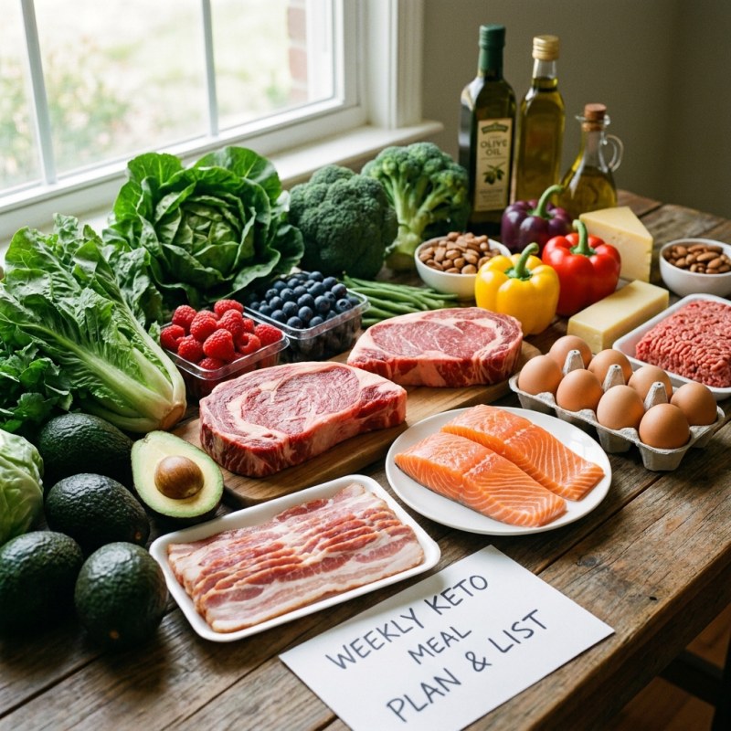 Low Carb Meal Prep Plan: 5 Days, Under 50g Net Carbs Daily, $39/Week