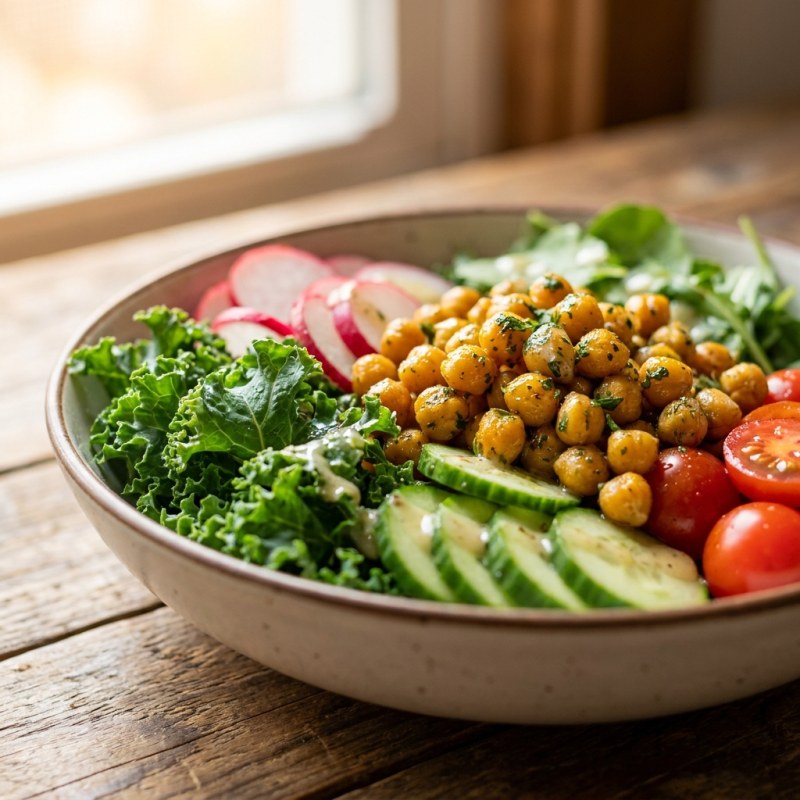 Weight Loss Vegan Bowl Meal Prep: 380 Calories, 22g Protein, High Volume