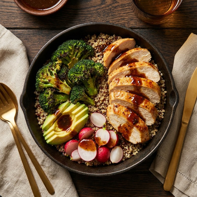 Bulking Meal Prep Rice and Chicken: 650 Calories, 45g Protein Per Container