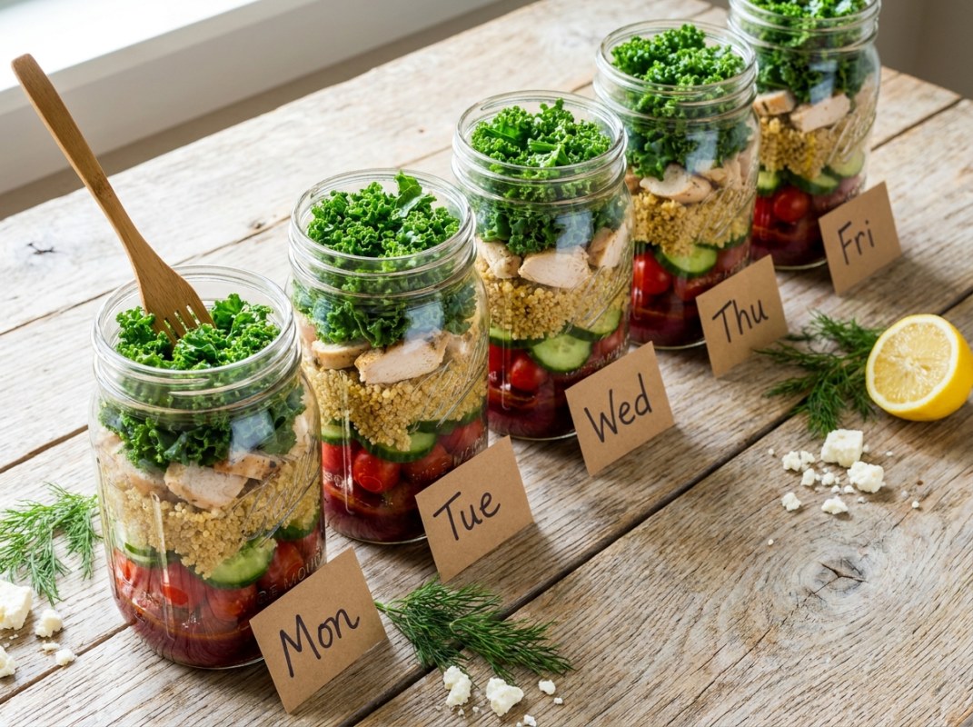 Meal Prep Salad: The No-Soggy Method That Works for 5 Full Days