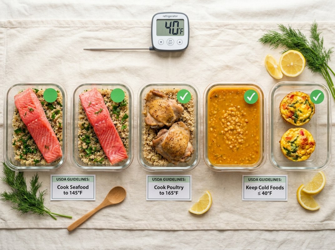 Safe 5-Day Meal Prep Plan: USDA-Verified Storage for Every Meal
