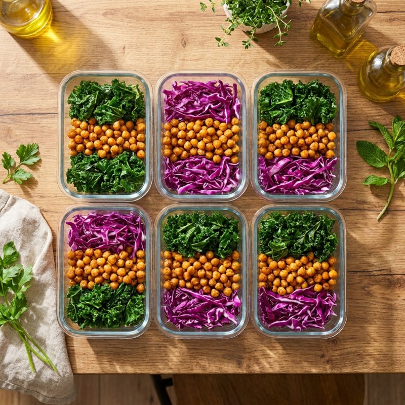 Vegan Weight Loss Meal Prep Plan: 5 Days, 1,400 Calories, $32/Week