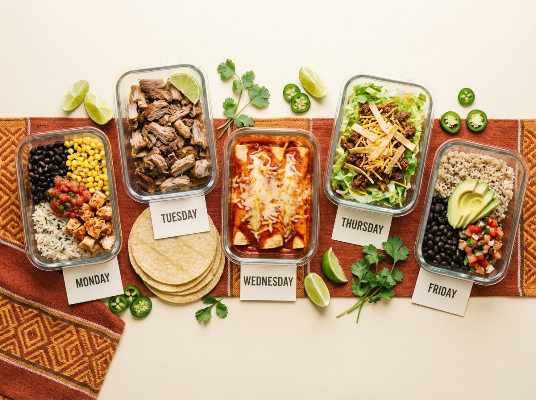 Mexican Meal Prep Plan: 5 Days, $37/Week, High Protein