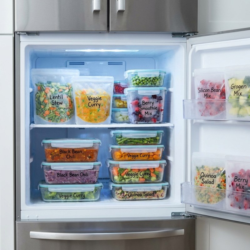 Vegan Freezer Meal Prep Plan: 4-Week Batch Strategy, $85 Total