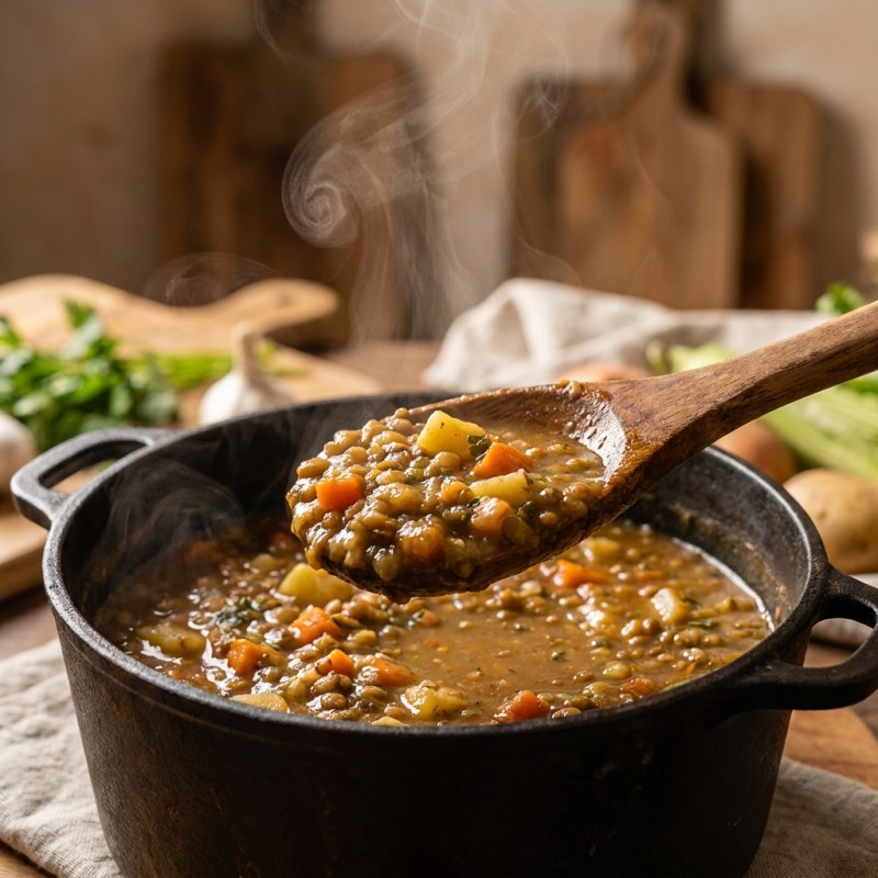 Daniel Fast Lentil and Vegetable Meal Prep (Compliant, 18g Protein)