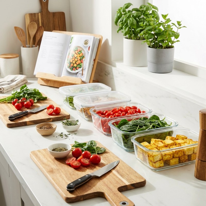 Easy Vegetarian Meal Prep Plan: 5 Days for Beginners, $31/Week